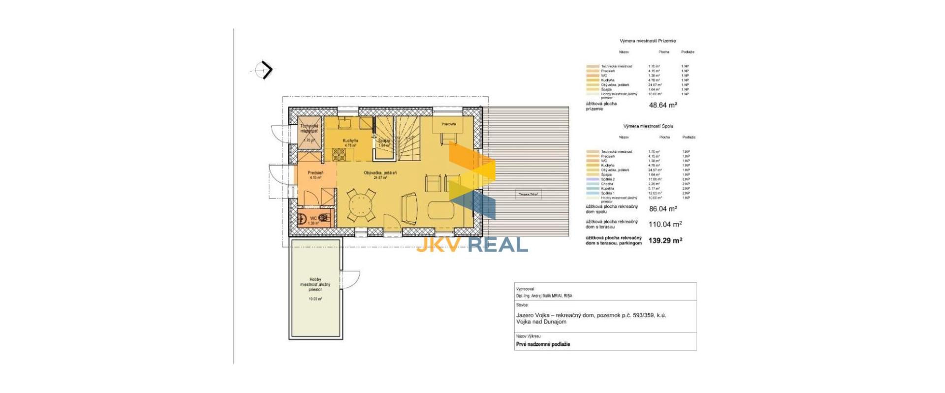 JKV REAL / ZNÍŽENÁ CENA / Atraktívna NOVOSTAVBA nízkoenergetického rekreačného domu so záhradou