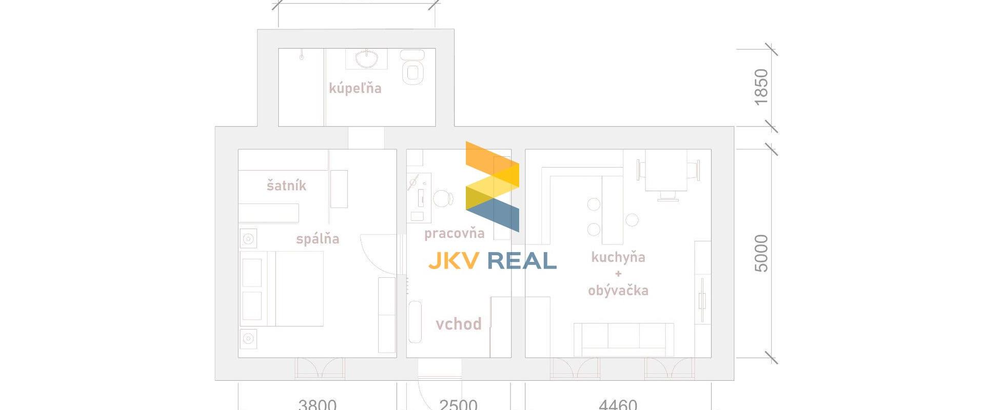 Znížená cena ! Predaj - 2 izbový byt v Starom meste