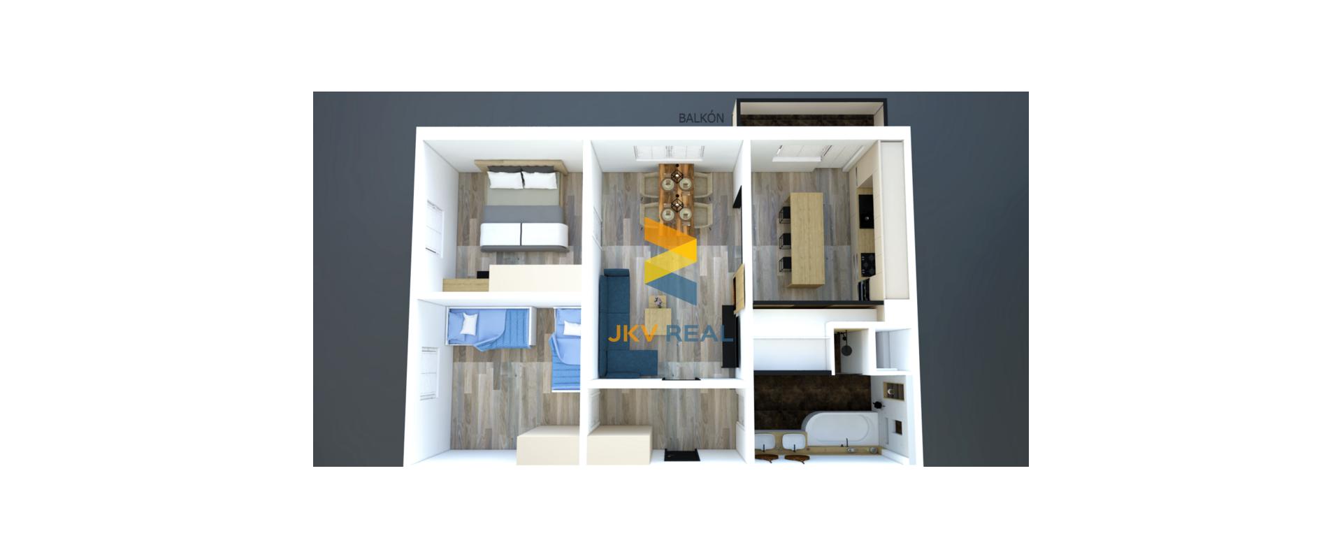 EXKLUZÍVNE !!! PREDAJ - 3 izbový byt - VRBOVÉ