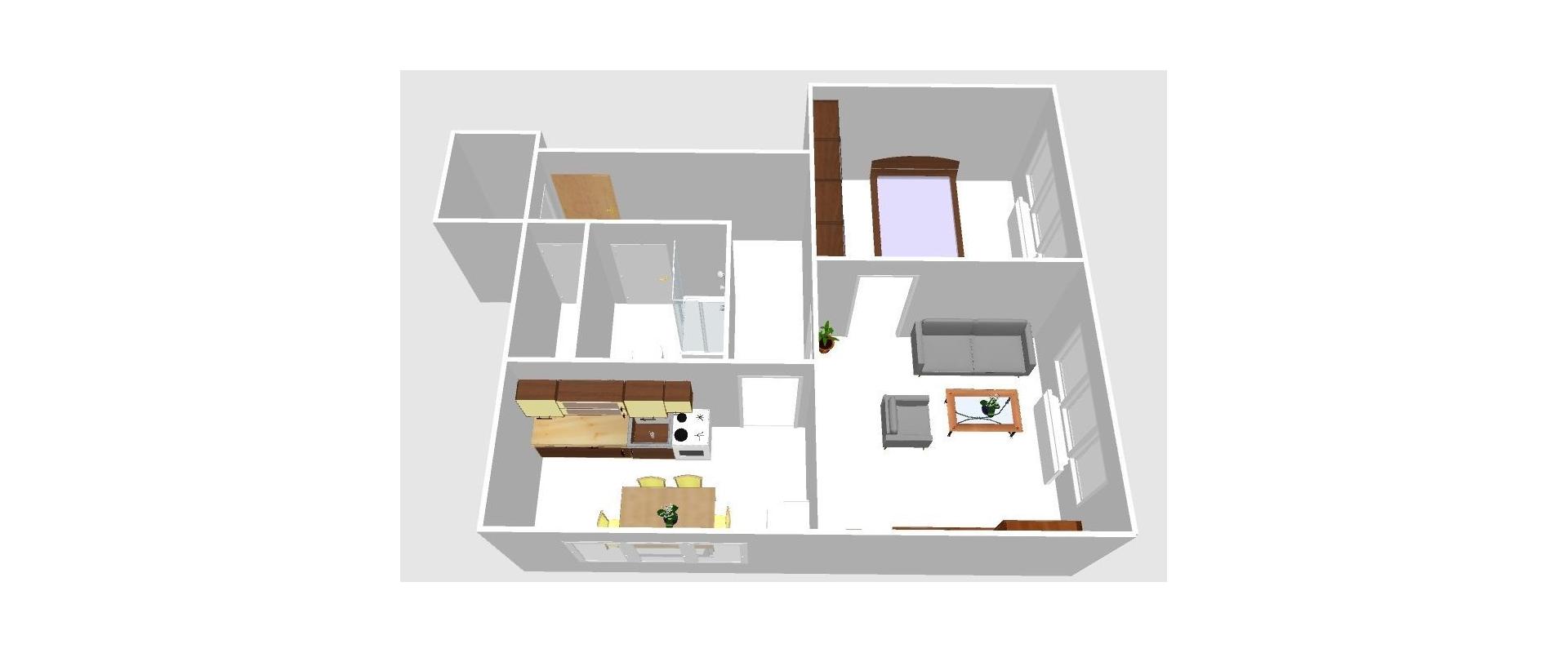 Na predaj veľký 2 izbový byt v meste Levice - JKV REAL