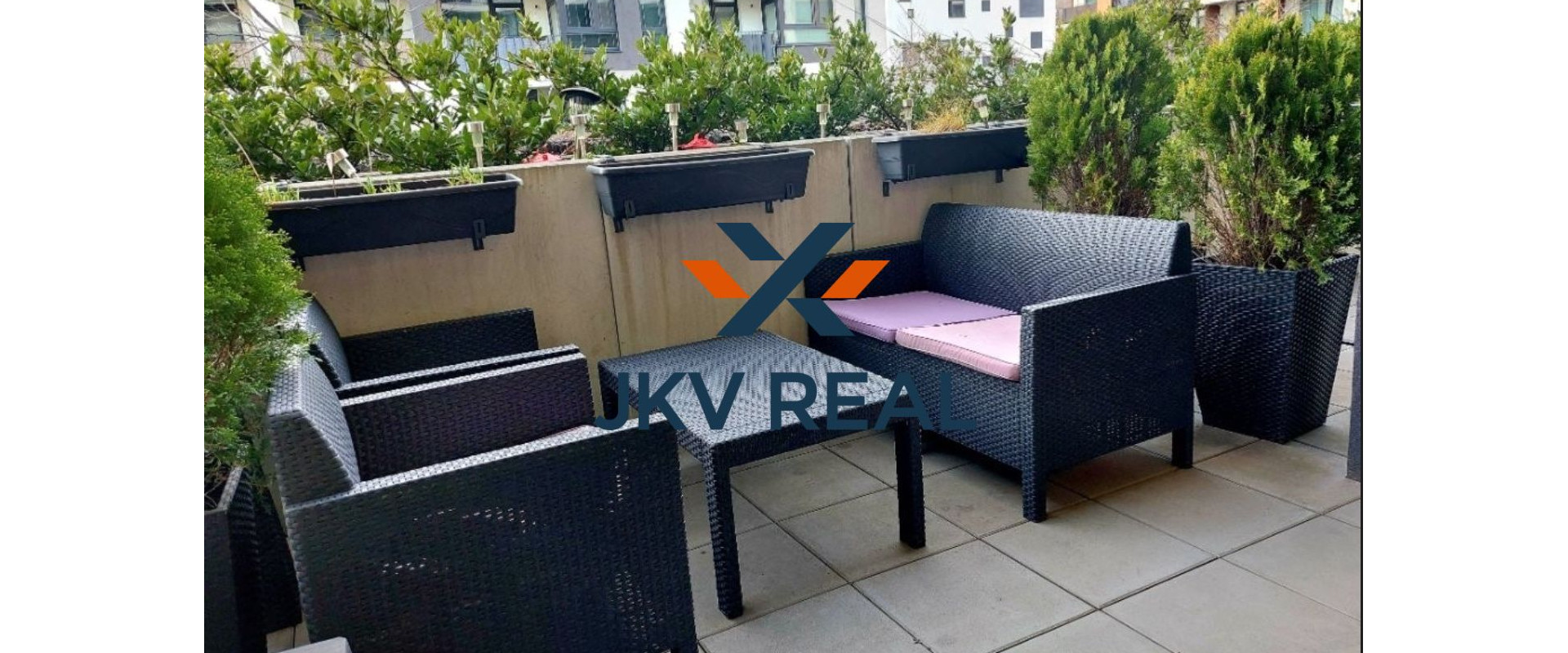 JKV REAL ponúka na prenájom 1-izbový byt s terasou v projekte Ahoj Park, Sliačska ul. – Nové Mesto, Bratislava