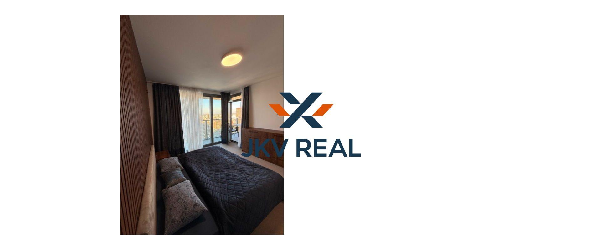 Exkluzívny 2 izbový byt na prenájom v Bratislave v Eurovea Tower na nabreží Dunaja na 25. poschodí s nádherným výhľadom