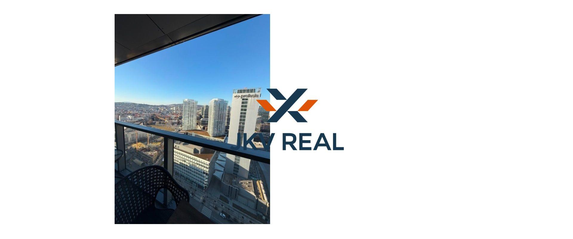 Exkluzívny 2 izbový byt na prenájom v Bratislave v Eurovea Tower na nabreží Dunaja na 25. poschodí s nádherným výhľadom