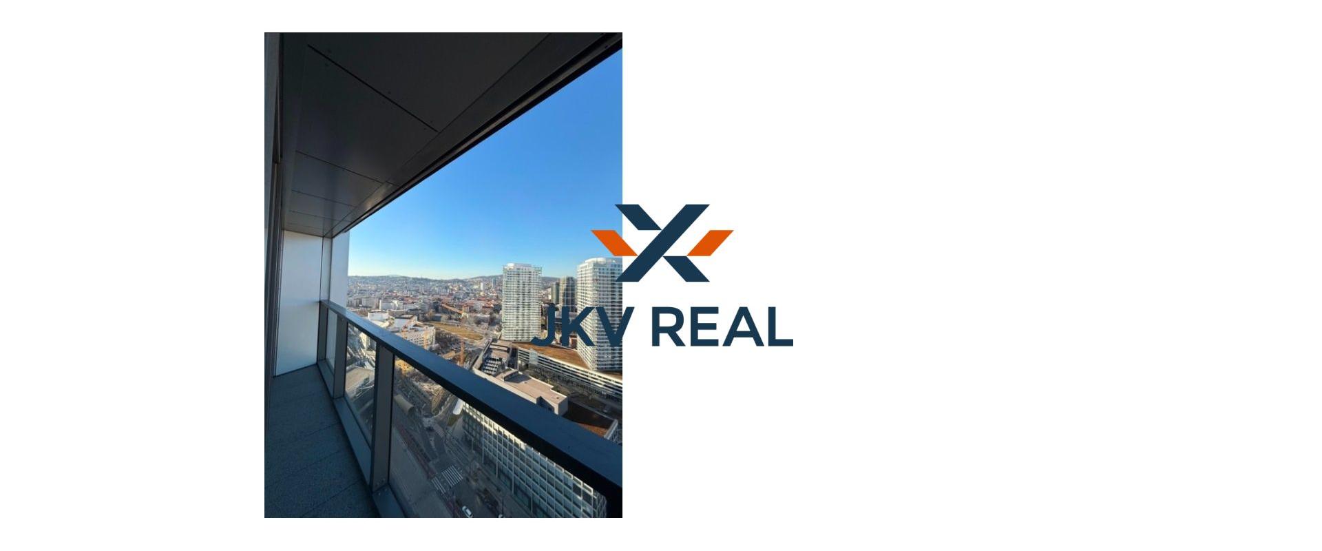 Exkluzívny 2 izbový byt na prenájom v Bratislave v Eurovea Tower na nabreží Dunaja na 25. poschodí s nádherným výhľadom