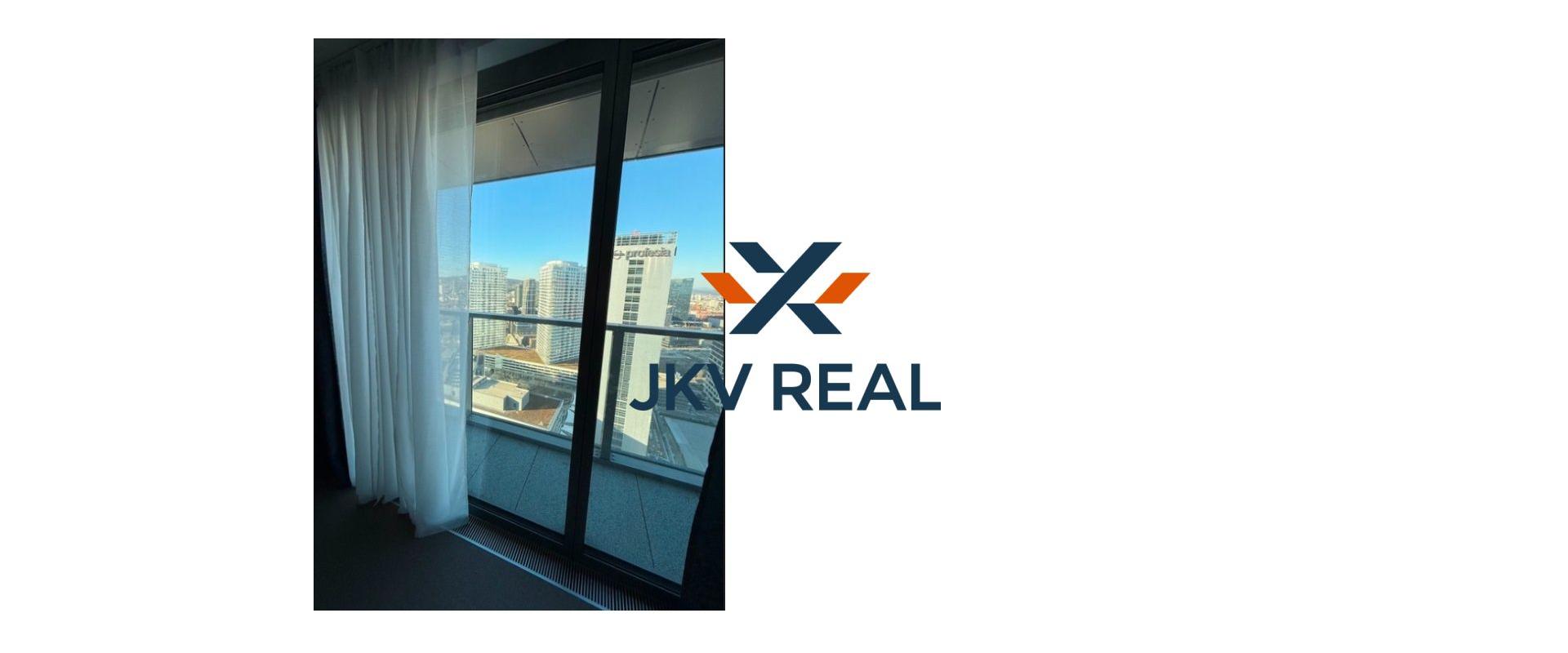 Exkluzívny 2 izbový byt na prenájom v Bratislave v Eurovea Tower na nabreží Dunaja na 25. poschodí s nádherným výhľadom