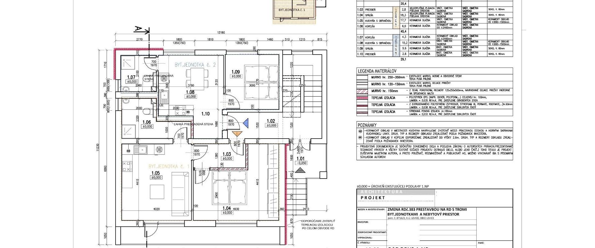 Bytový komplex na predaj so 6 jednotkami-bývanie či prenájom