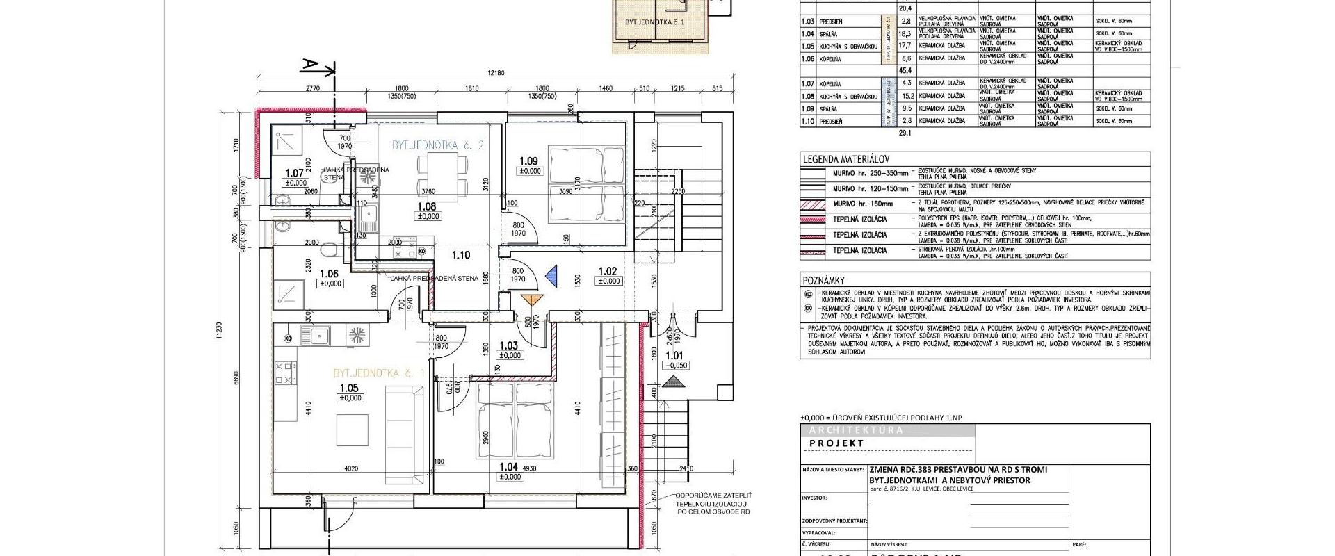 Bytový komplex na predaj so 6 jednotkami-bývanie či prenájom