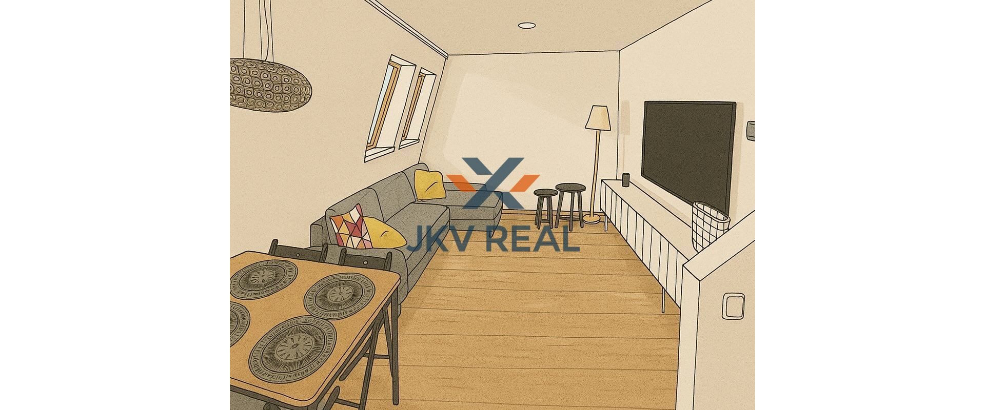 JKV REAL ponúka na predaj kompletne zariadený 2,5-izbový mezonet v centre Bratislavy