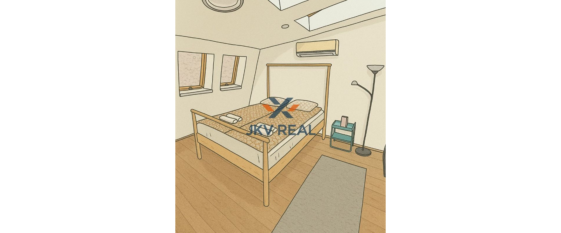 JKV REAL ponúka na predaj kompletne zariadený 2,5-izbový mezonet v centre Bratislavy