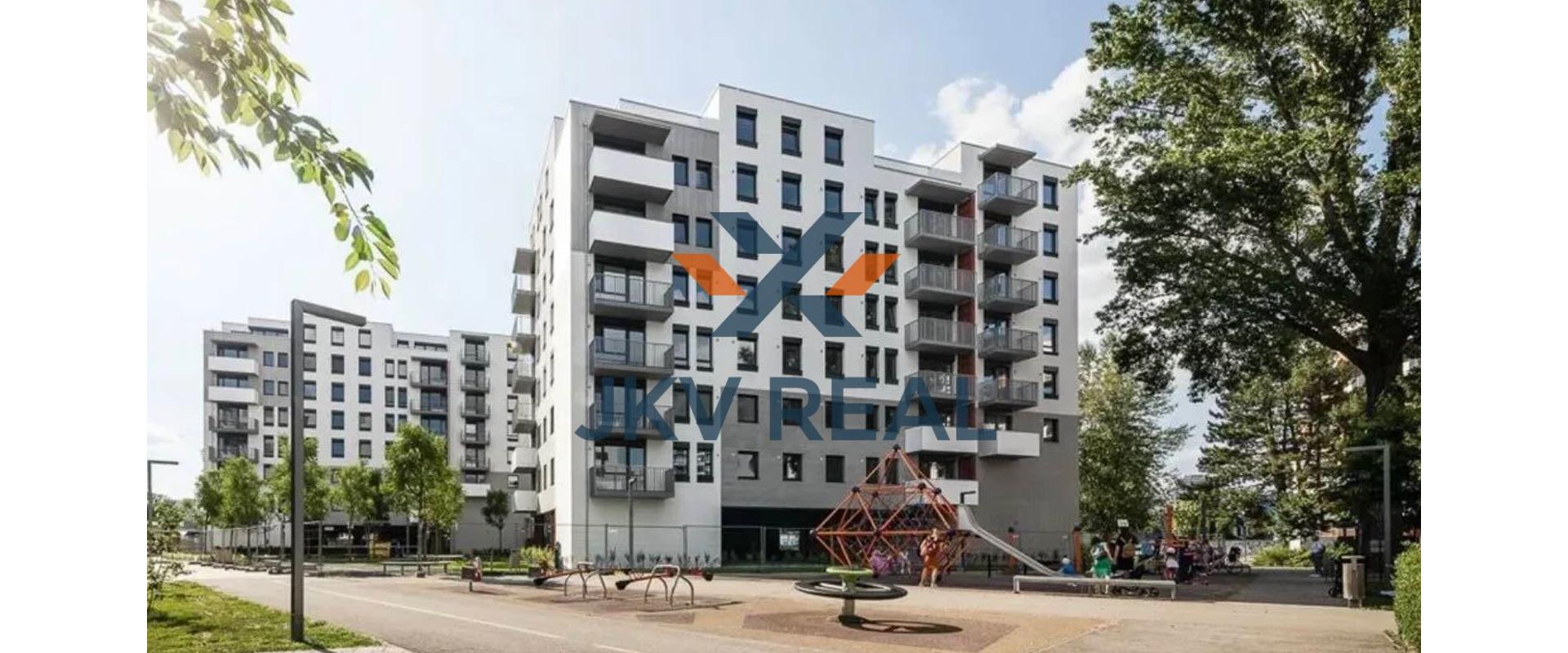 JKVreal ponúka na predaj 2-izbový apartmán s balkónom v projekte NUPPU – Hraničná ulica, Bratislava – Ružinov