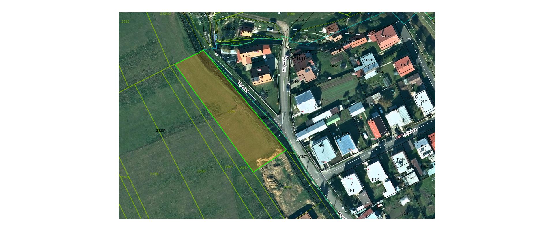 Na predaj – pozemok pre výstavbu rodinných domov, Spišské Vlachy (Mlynská cesta)