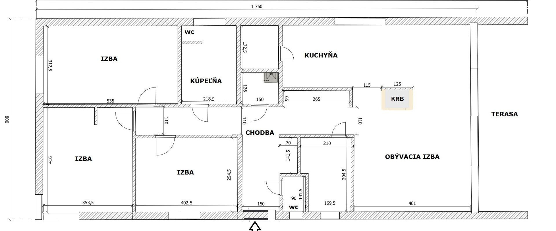 Rodinný dom na predaj : Moderný bungalov – Precízne navrhnutý domov s dôrazom na pohodlie a úsporu energií (3D vizualizácia)