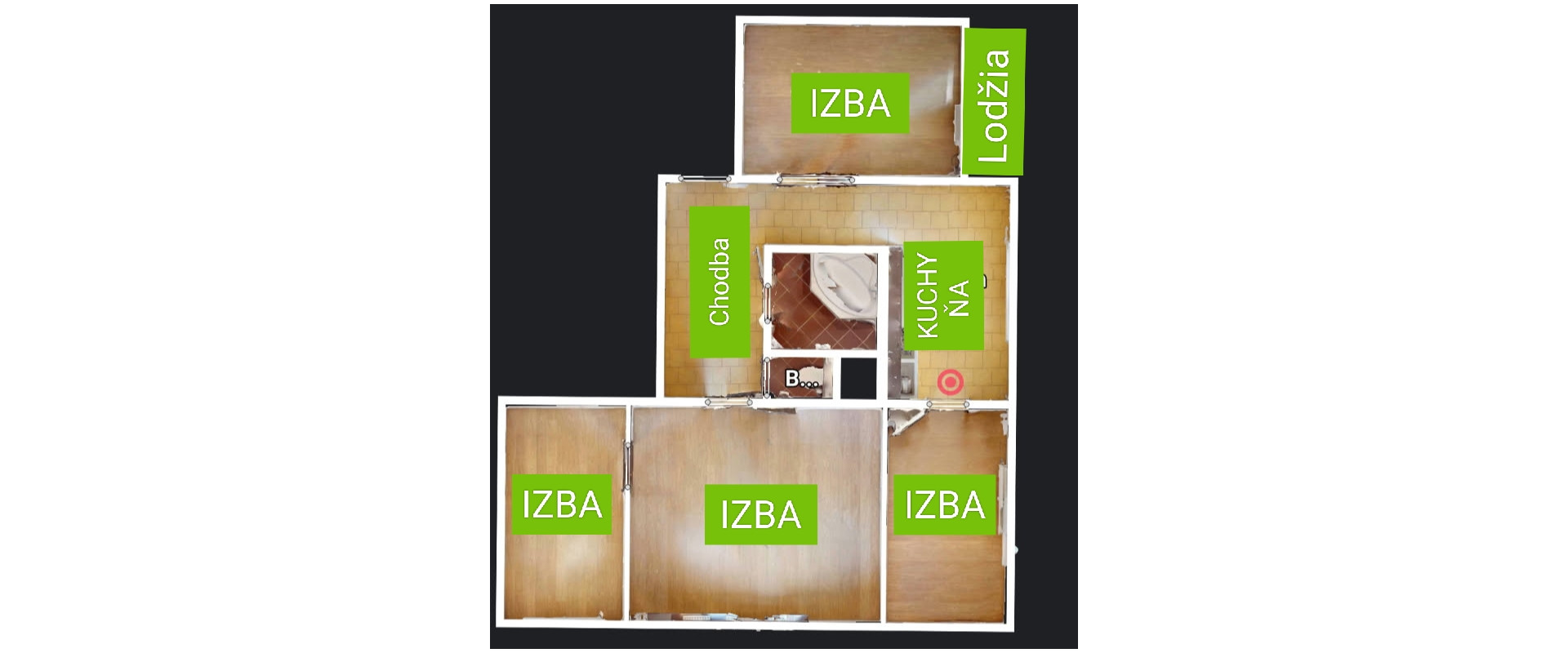 Predám 4 izbový byt - Ďumbierska