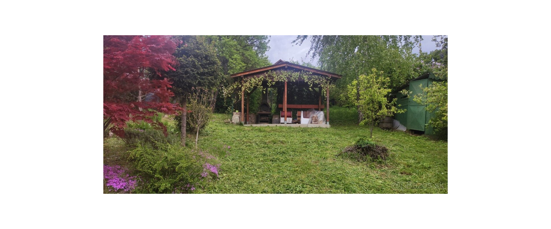 ZÁHRADA S CHATKOU A ALTÁNKOM, 375M2, NIŽNÁ ÚVRAŤ/HERINGEŠ
