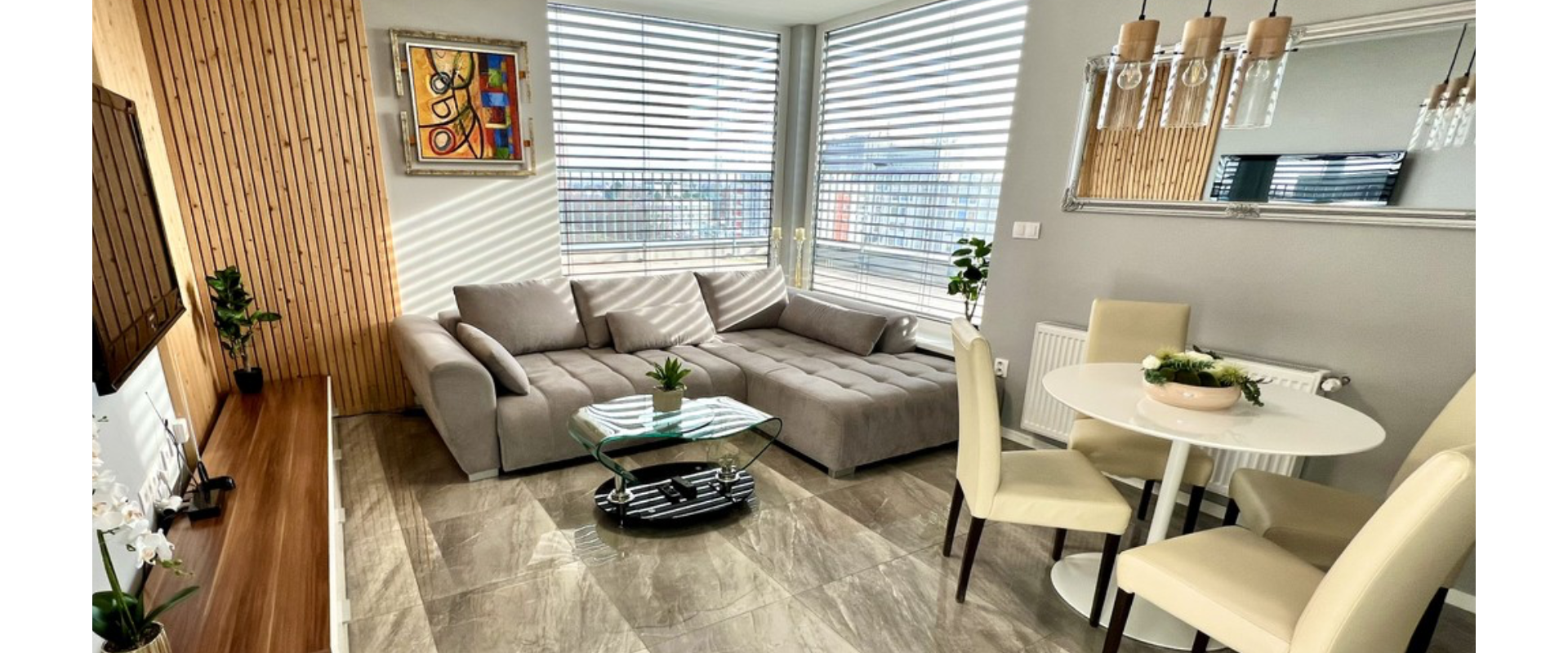 Nadštandardný trojizbový byt na prenájom.