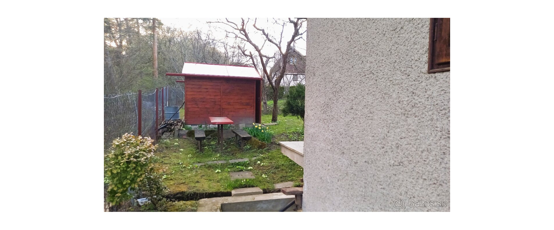 Záhradná murovaná chata, 500m2 pozemok, Čermelské prielohy