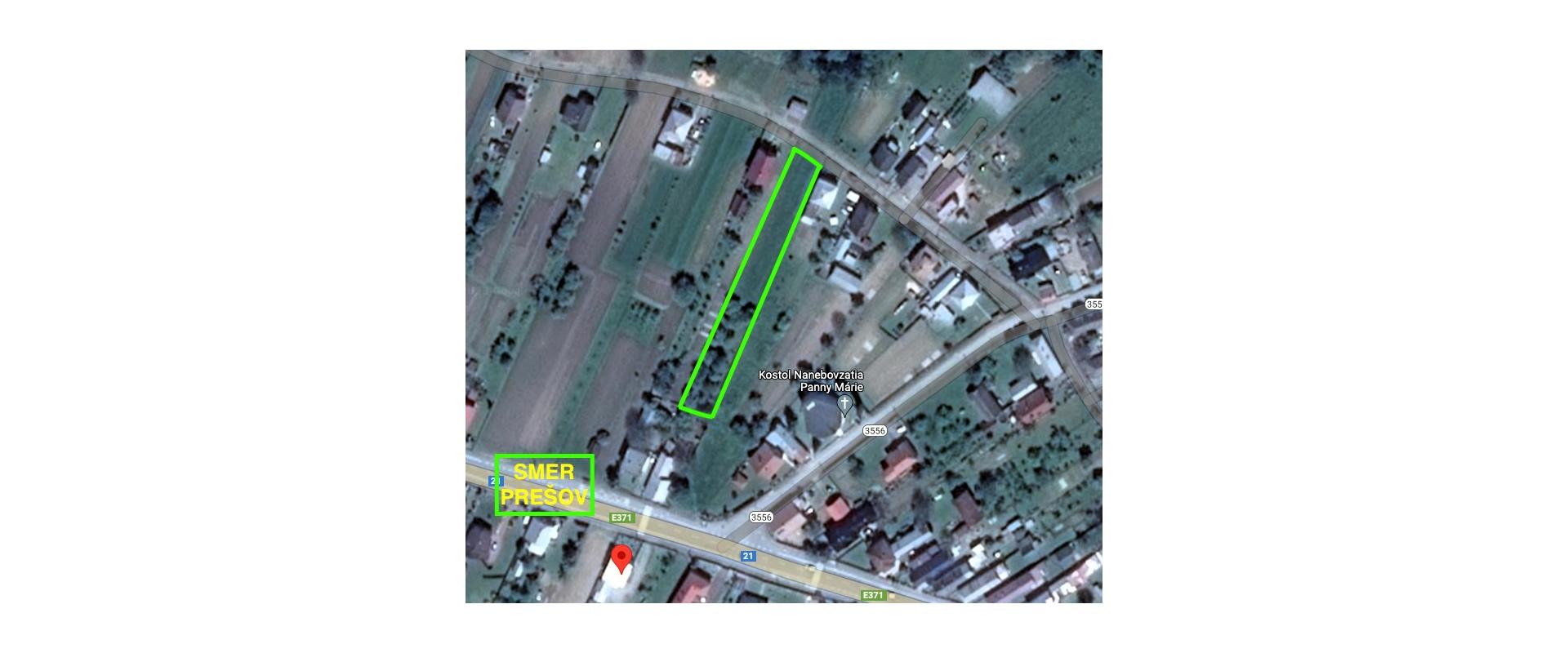 Na predaj stavebný pozemok o výmere 2171 m²  s ovocným sadom – vhodný na výstavbu rodinného domu, chaty.