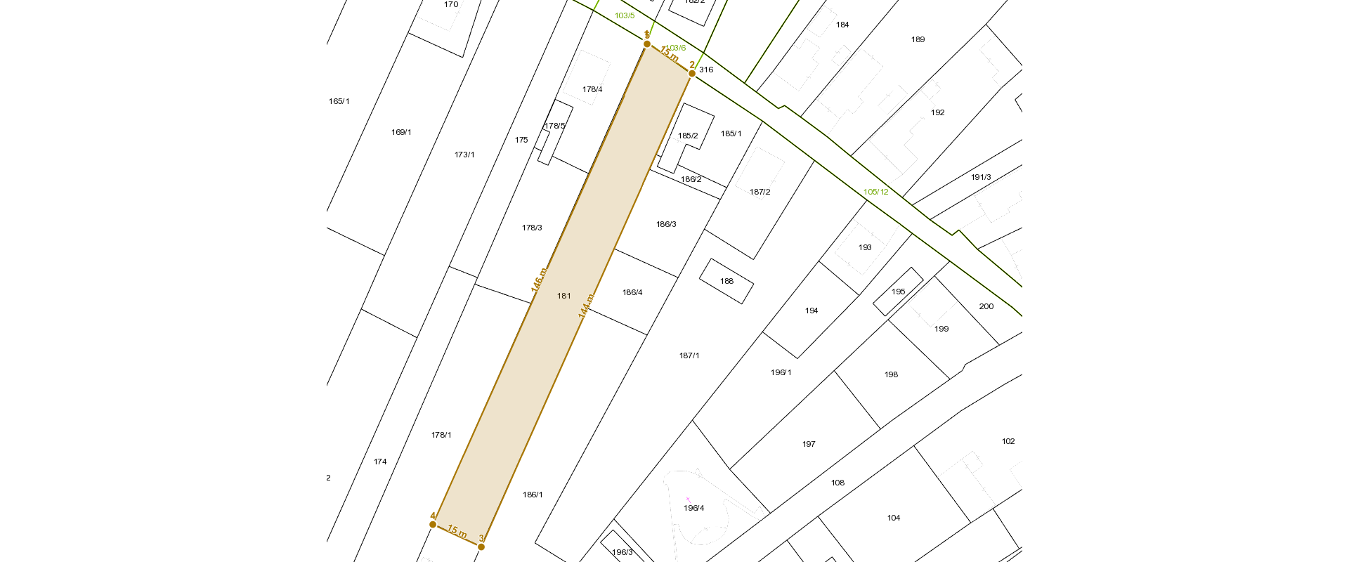 Na predaj stavebný pozemok o výmere 2171 m²  s ovocným sadom – vhodný na výstavbu rodinného domu, chaty.
