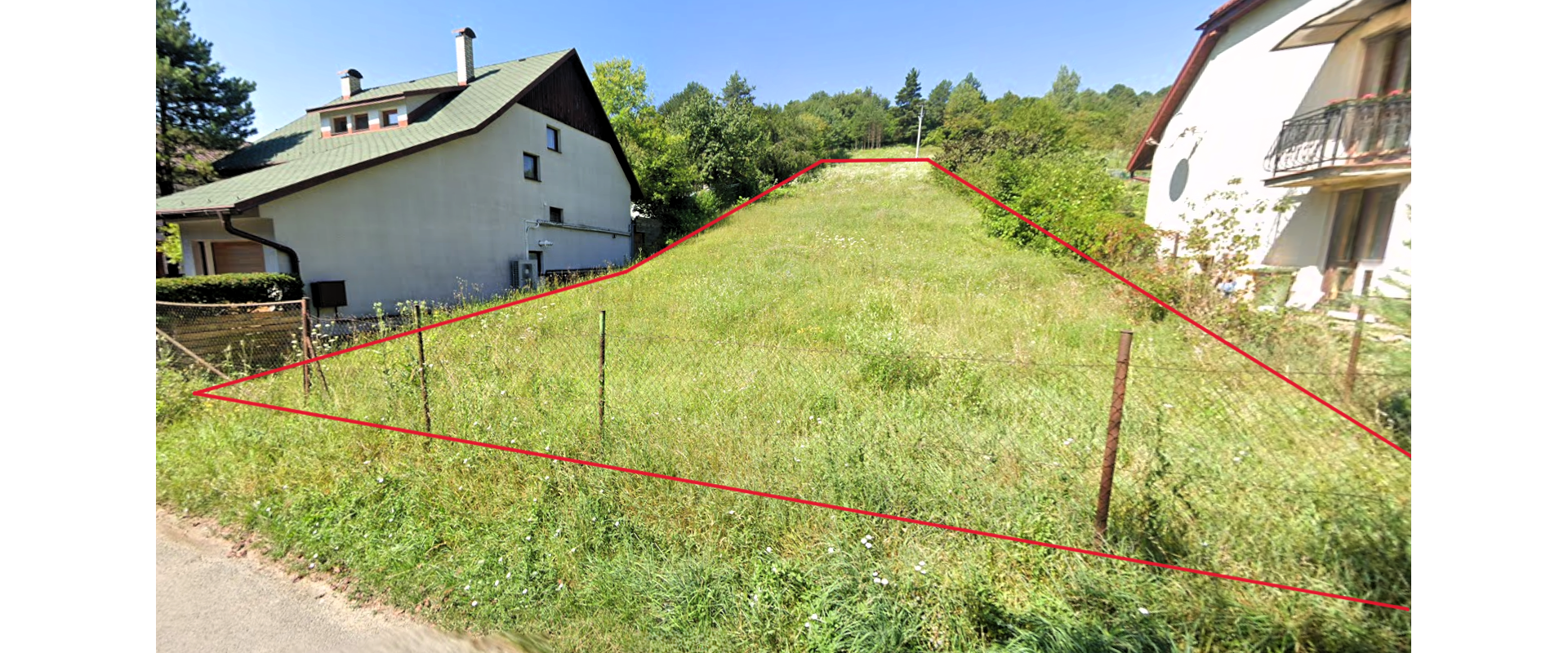 Na predaj stavebný pozemok 2 360 m² v obci Brestov – 3 km od Humenného.
