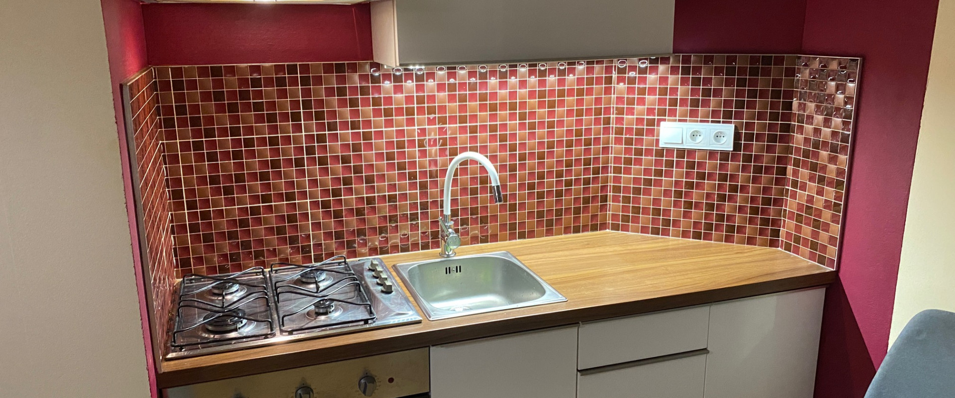 zariadený 1.5 izbový byt po čiastočnej rekonštrukcii