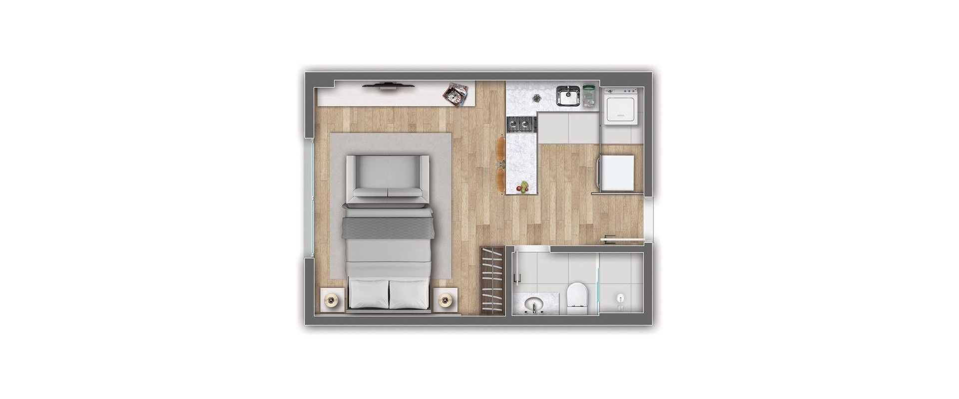 Na predaj moderný 1-izbový byt v novostavbe v obľúbenom projekte v Dúbravke