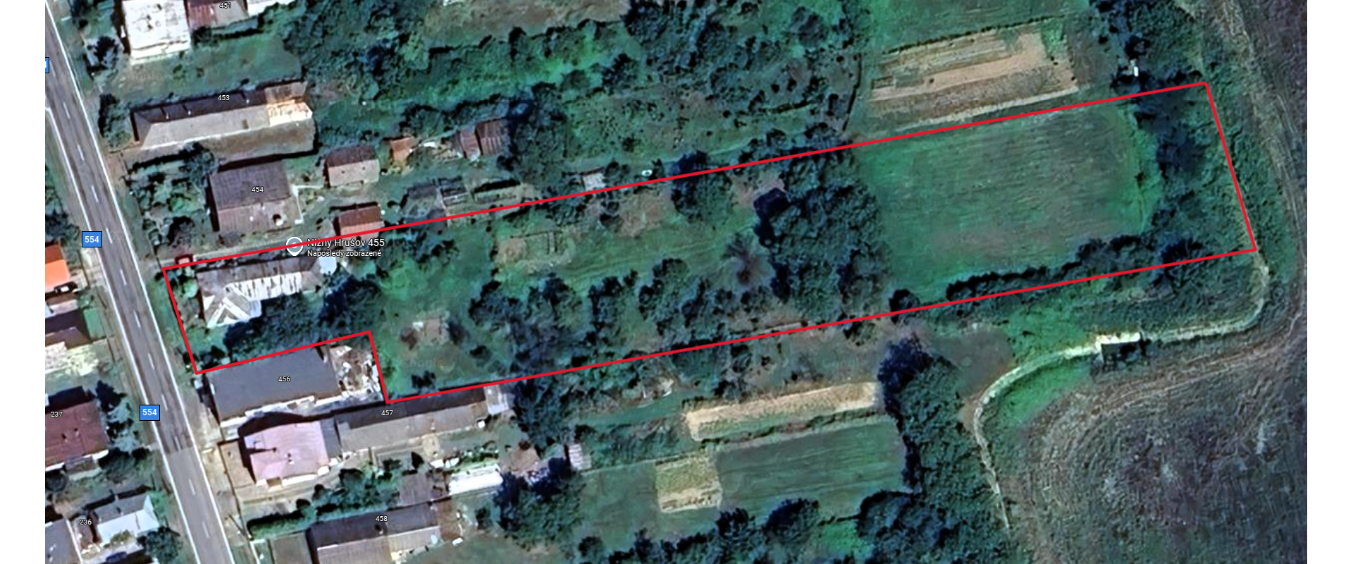 Na predaj rodinný dom s rozsiahlym pozemkom - 6 050 m² v obci Nižný Hrušov.