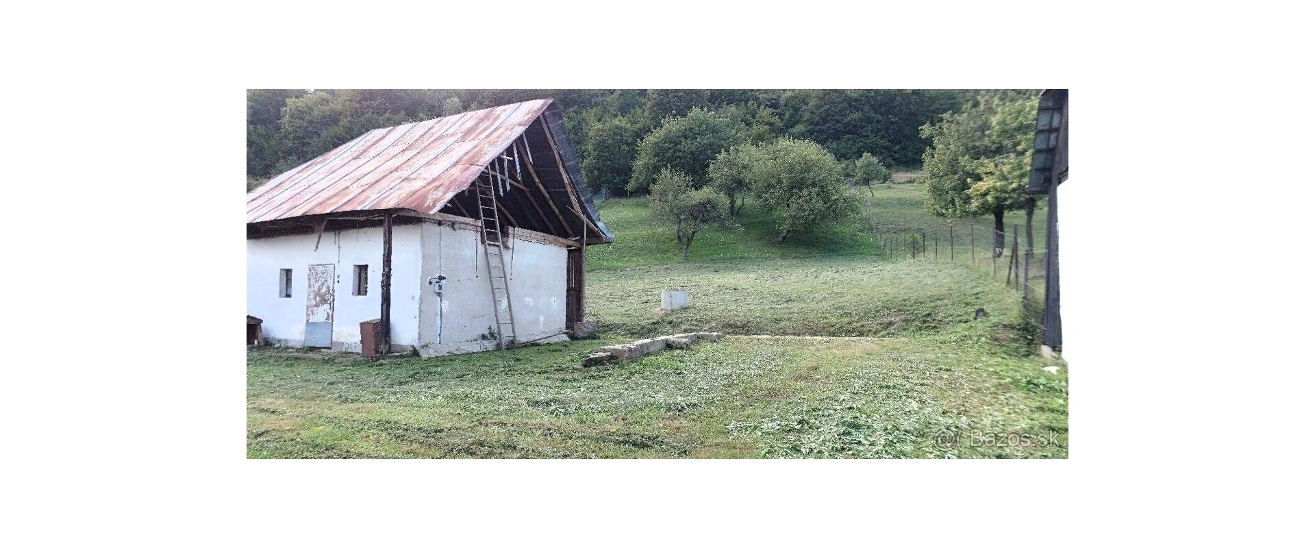 Na predaj rodinný dom s pozemkom – 2358 m² v obci Korunková, okres Stropkov.