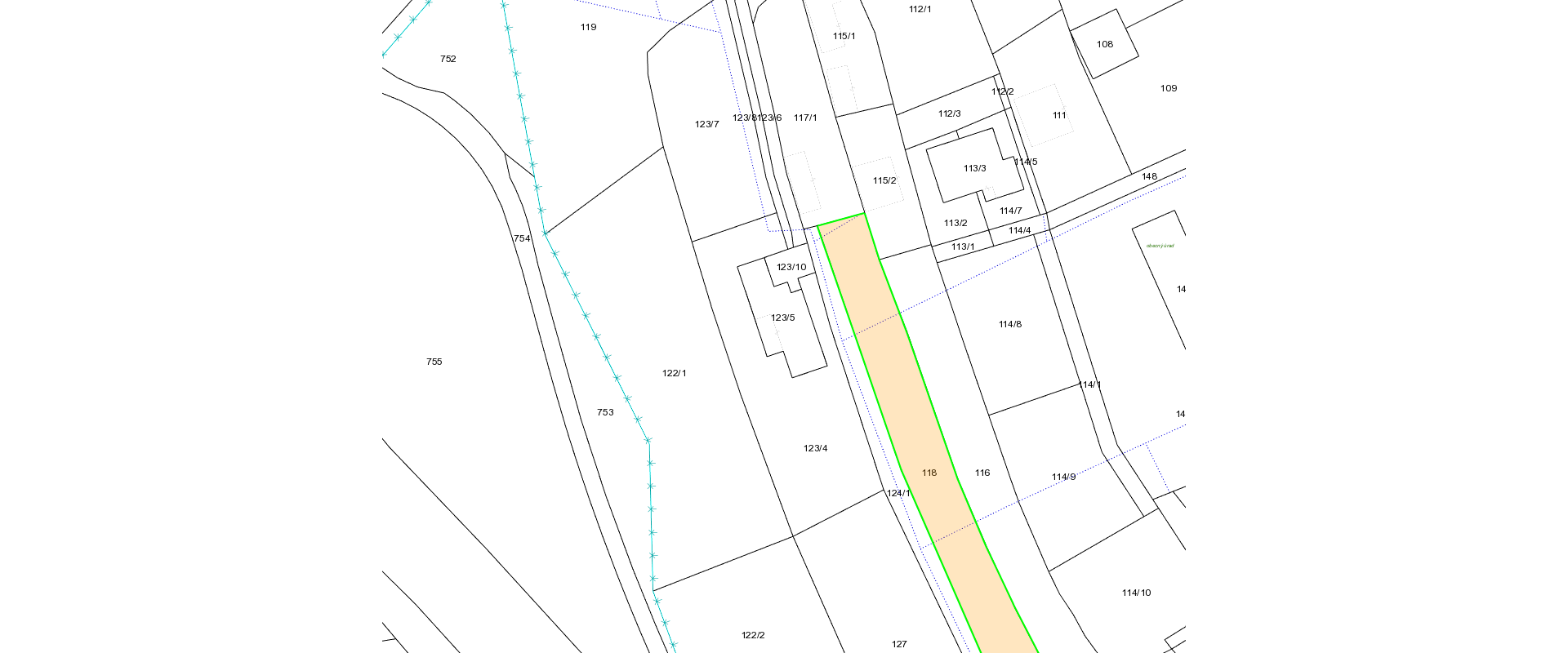 Na predaj stavebný pozemok s výmerou - 2 300 m² v tichej lokalite obce Tisinec.