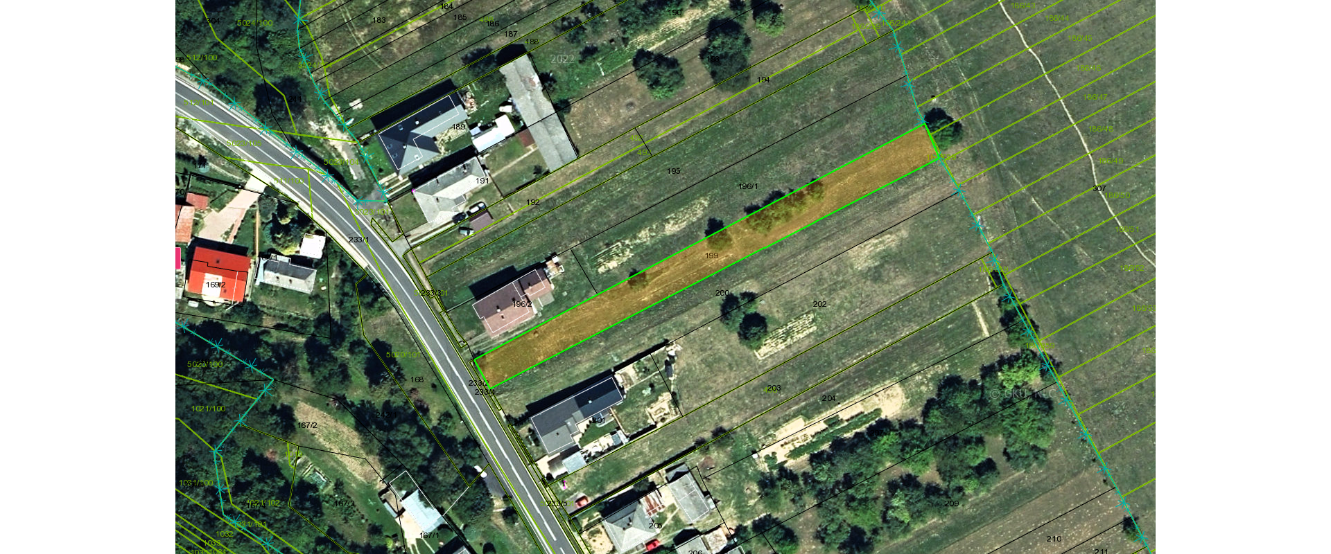 Na predaj pozemok o rozlohe - 3 400 m²  v Kručove