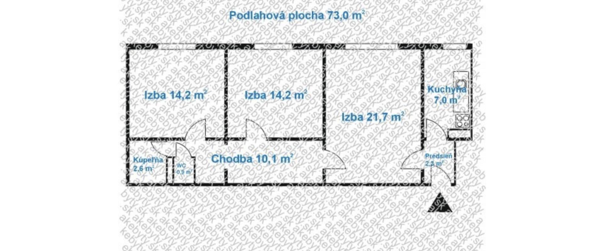 PREDAJ 3i byt s veľkým potenciálom + balkón + pivnica - Ružinov