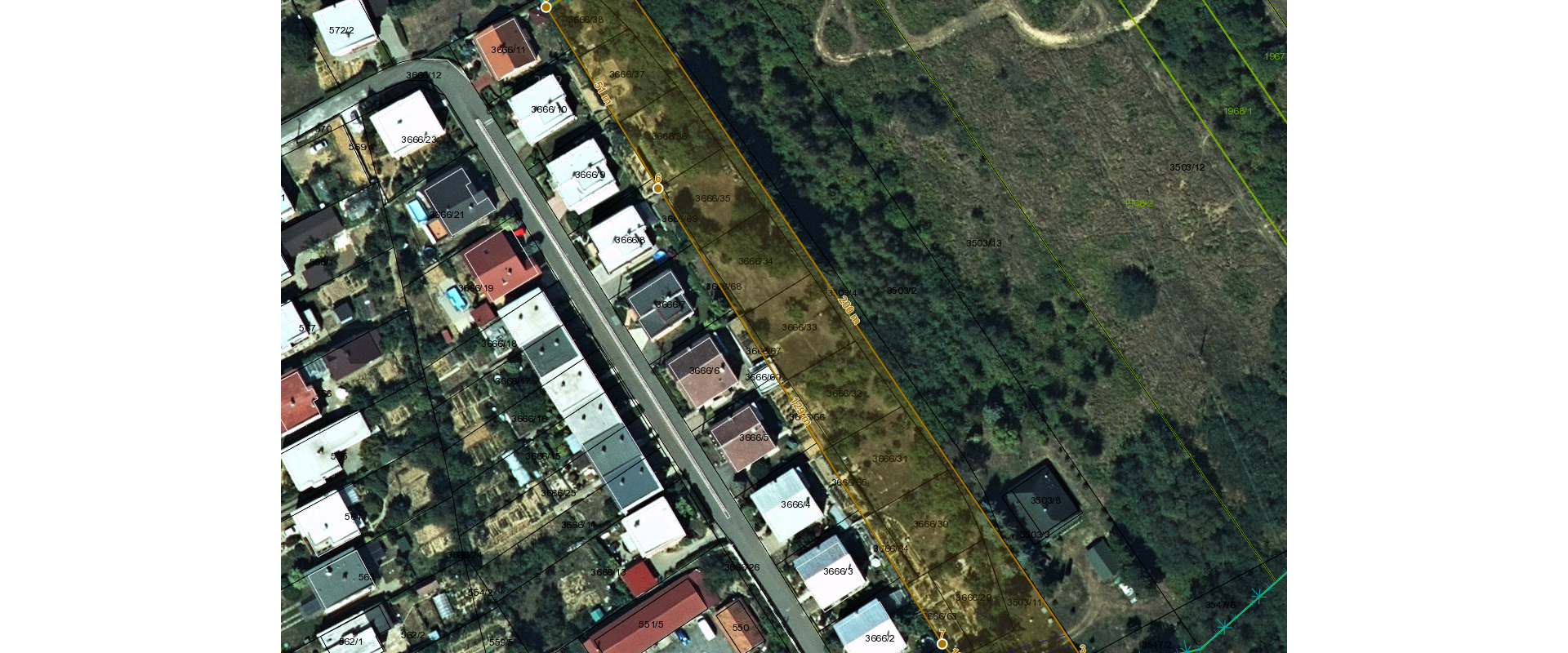 Na predaj stavebný pozemok o rozlohe - 4587 m² vo Vranove n./T.