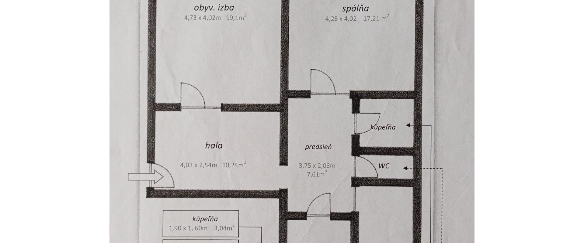 NEZMEŠKAJTE TÚTO PRÍLEŽITOSŤ! 3i byt kúsok od Draždiaku.