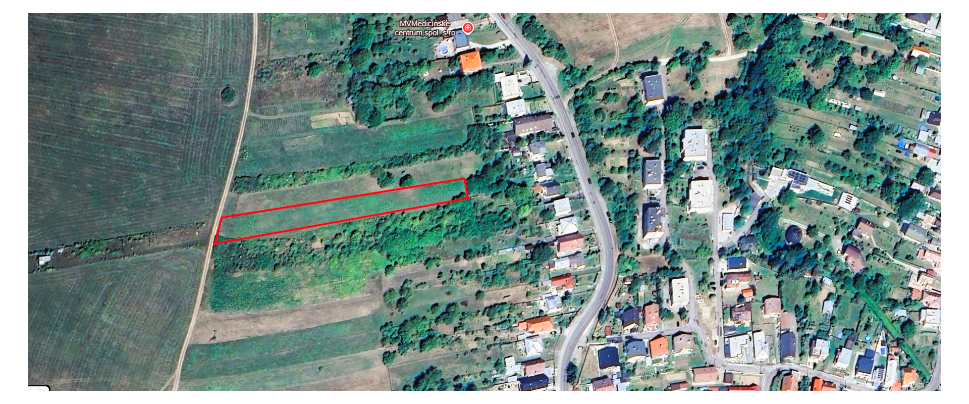 Na predaj pozemok s rozlohou - 2718 m² na ulici Majakovského v Humennom - panoramatický výhľad na mesto.