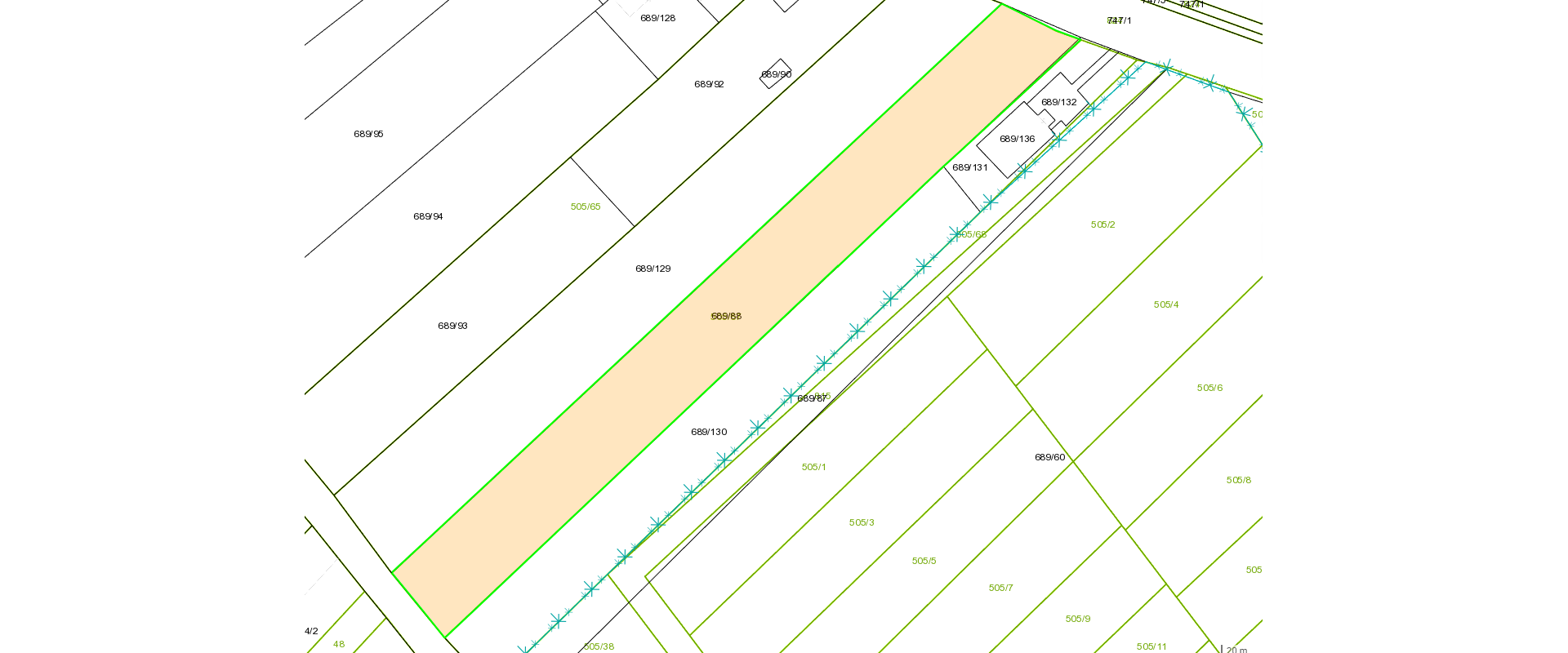 Na predaj pozemok o rozlohe - 4 070 m² vhodný na výstavbu rodinného domu alebo viacerých domov v zastavanej časti obce Slovenská Volová.
