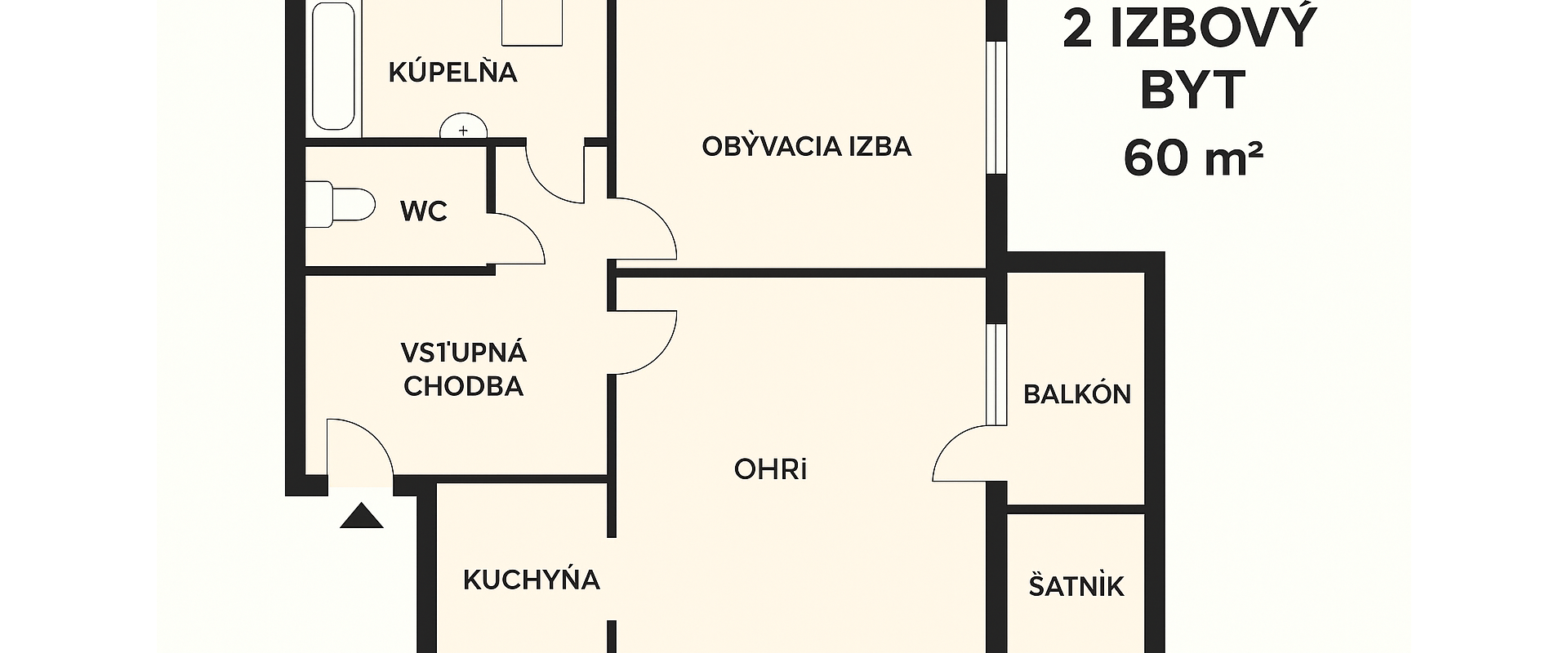 Na predaj štýlový luxusne zariadený 2-izbový byt na Mostnej
