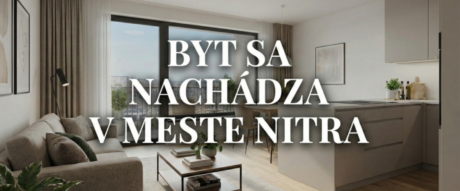 Moderný 2-izbový byt 61 m² v centre Nitry po rekonštrukcii