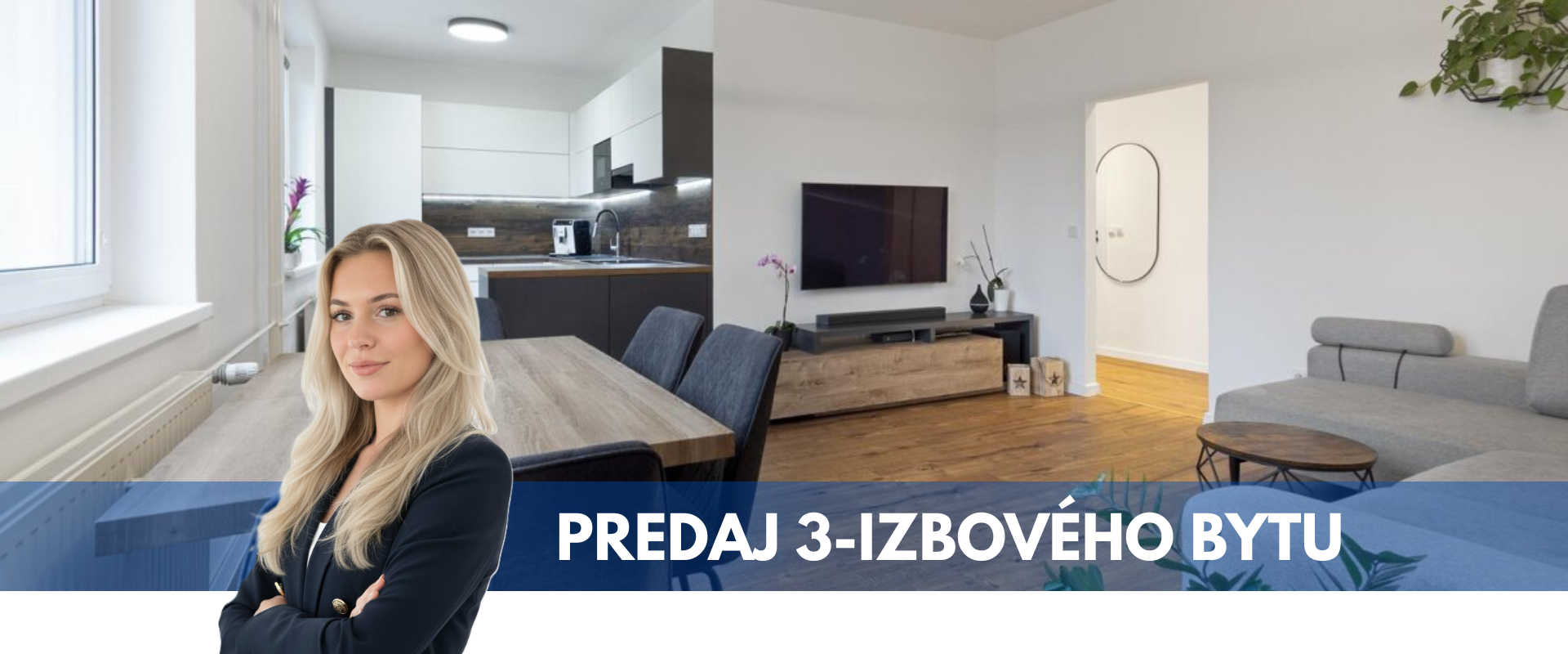 Hľadám na predaj 3-izbový byt