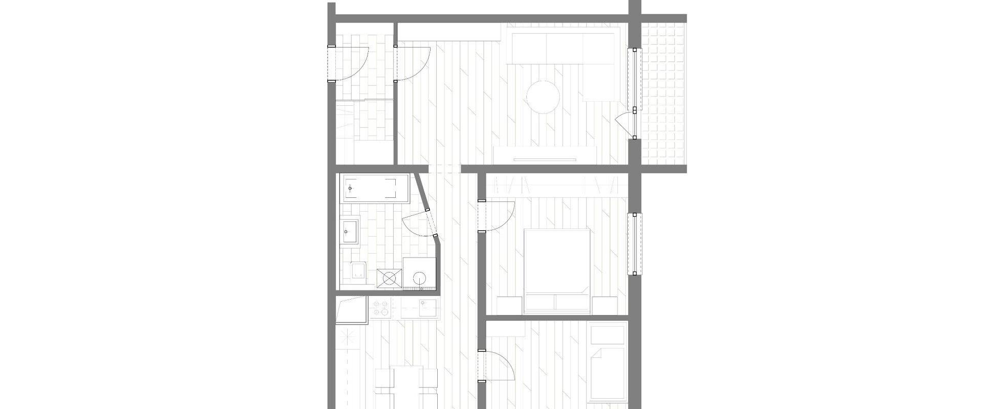 3-izbový byt s loggiou po rekonštrukcii – Botanická, Trnava