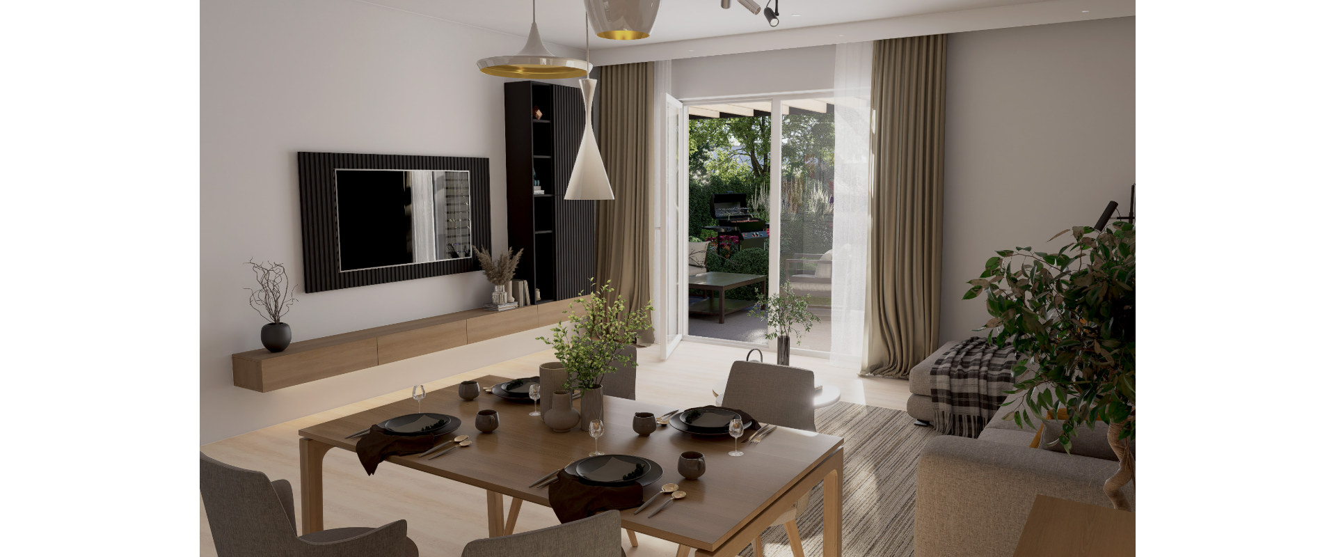 4-izbový radový dom s terasou 18 m² – bývanie pod lesom