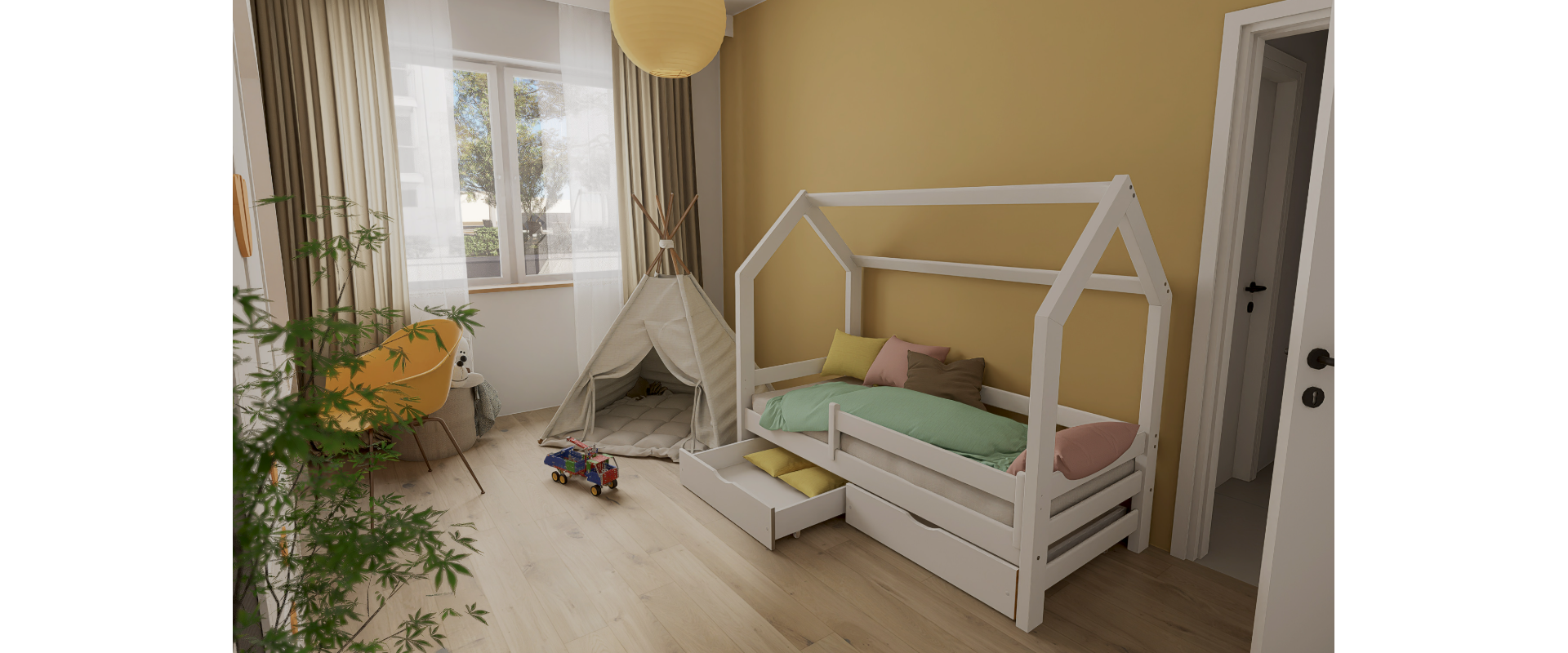 4-izbový radový dom s terasou 18 m² – bývanie pod lesom