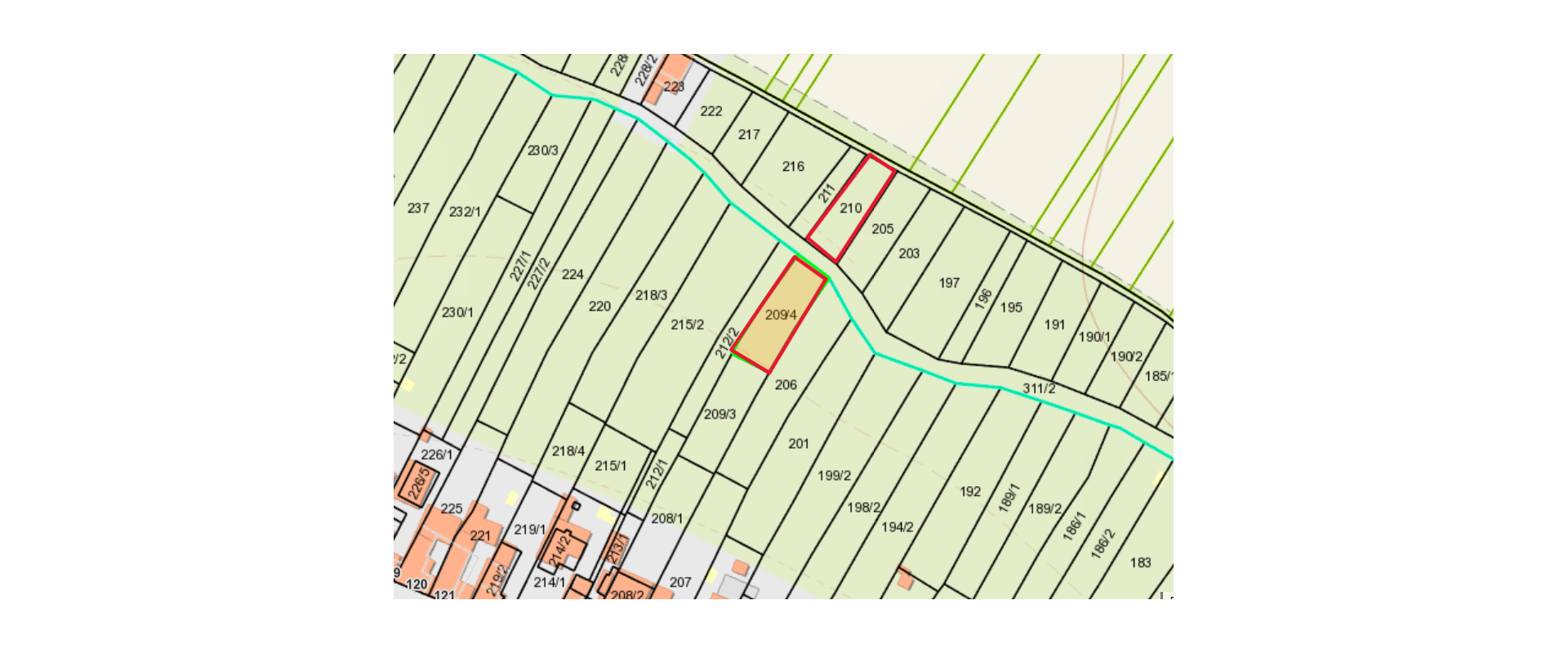 NA PREDAJ POZEMKY, obec Košolná