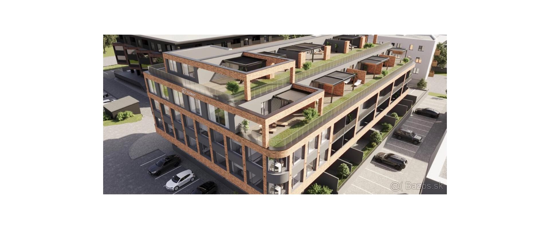 Nový 1,5 izb. byt s predzáhradkou a parkovacím miestom na prenájom v Rovinke.