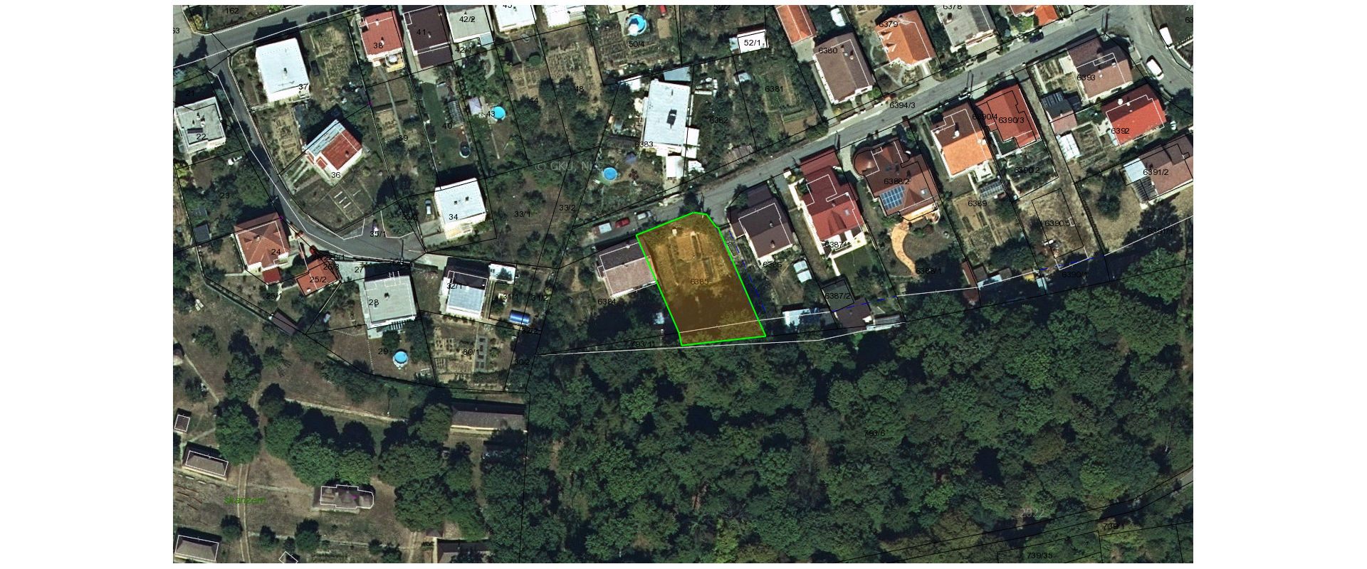 Na predaj stavebný pozemok s rozlohou - 773 m² v meste Humenné.