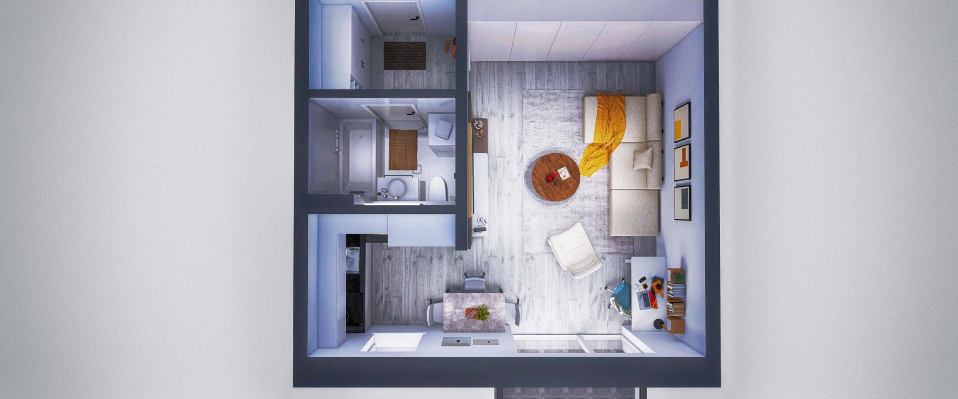 1-izbový byt s predzáhradkou v nadštandarde – TOP investícia