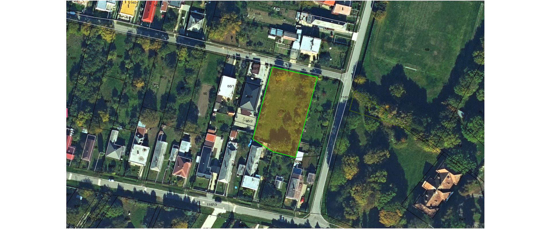 Na predaj pekný rovinatý stavebný pozemok o rozlohe 1755 m² v obci Nižný Hrabovec.