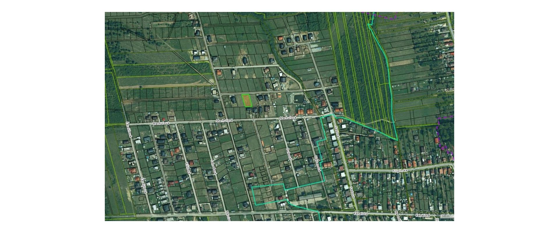 Na predaj pozemok na výstavbu rodinného domu o výmere 866 m² v obci Fintice.