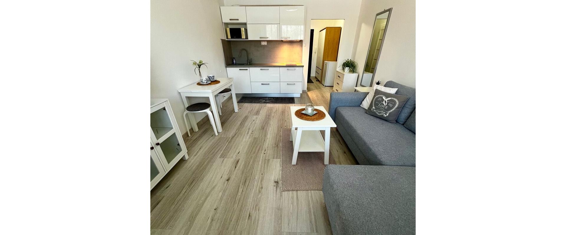 Prenájom: štýlový, kompletne zrekonštruovaný a novo zariadený 1i byt – Centrum mesta, ul. L. Novomeského