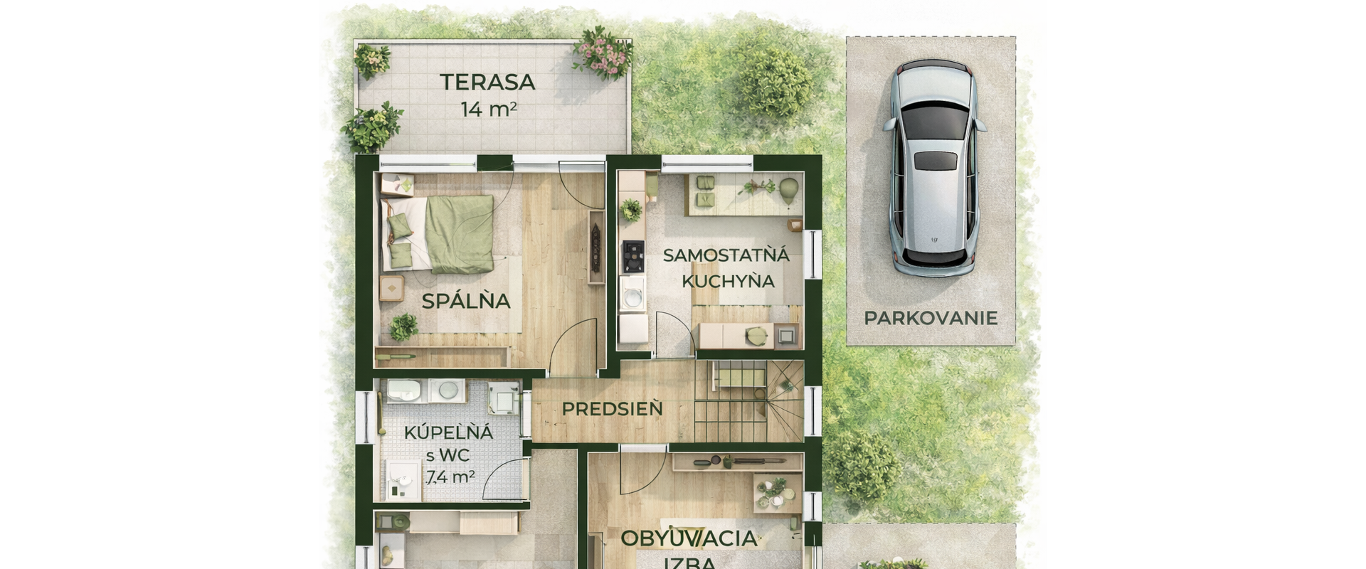 2,5 izbový rodinný dom v Nitre - Mlynárce za skvelu cenu!!