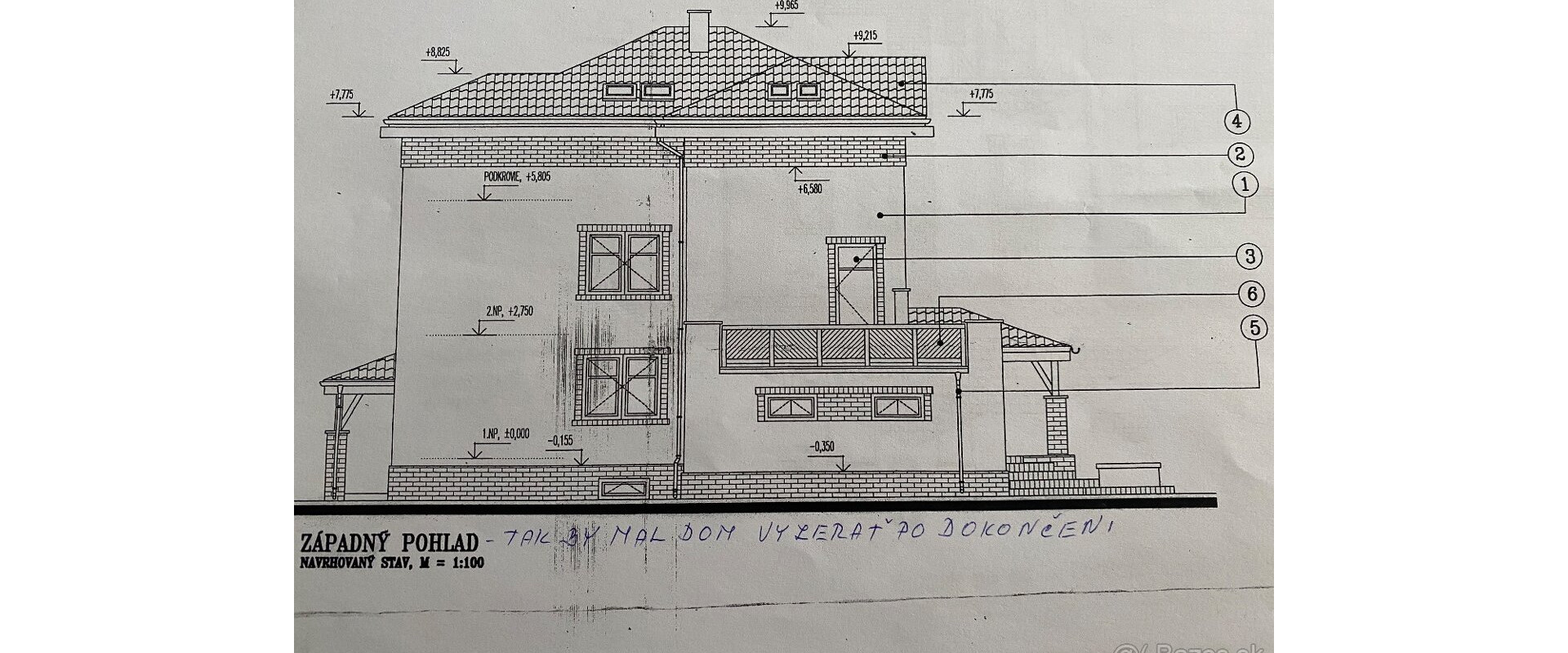 Na predaj rodinný dom – pred dokončením v obci Chminianska Nová Ves.
