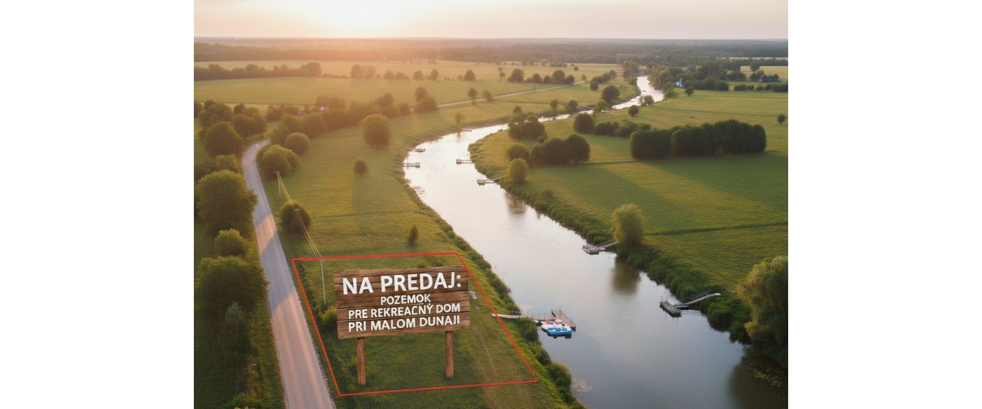 NA PREDAJ SLNEČNÝ POZEMOK PRI MALOM DUNAJI